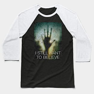 X Files 10 Black Baseball T-Shirt